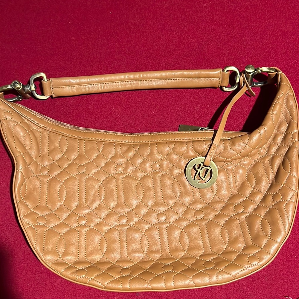 Tan Donald Pliner purse